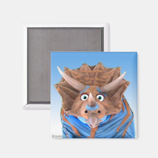 Triceratops magneet (Voorkant / Achterkant)