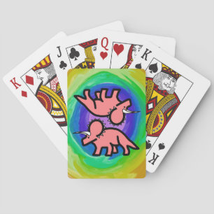 Triceratops Pokerkaarten