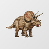 Triceratops Raamsticker (Vel)