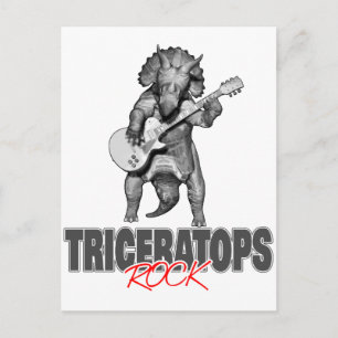 Triceratops Rocks Briefkaart