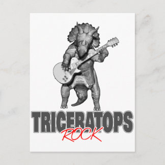 Triceratops Rocks Briefkaart