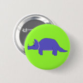 Triceratops Ronde Button 5,7 Cm (Voorkant /achterkant)