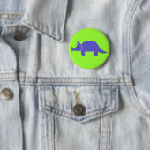 Triceratops Ronde Button 5,7 Cm (In situ)