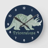 Triceratops Ronde Klok (Voorkant)