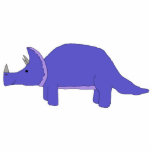 Triceratops sculptuur fotobeeldje magneet<br><div class="desc">Deze triceratops zullen er geweldig uitzien in de locatie van je keuze.</div>