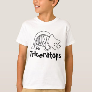 Triceratops Skeleton T-shirt