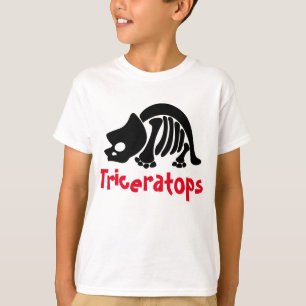 Triceratops Skeleton T-shirt