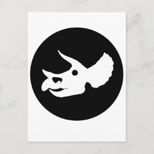 Triceratops Skull Briefkaart