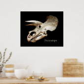 Triceratops Skull Poster (Keuken)