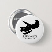 Triceratops Skull Ronde Button 5,7 Cm (Voorkant /achterkant)