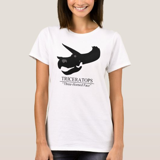 Triceratops Skull T-shirt (Voorkant)