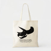 Triceratops Skull Tote Bag (Voorkant)