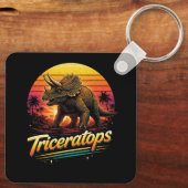 Triceratops Sleutelhanger (Achterkant)