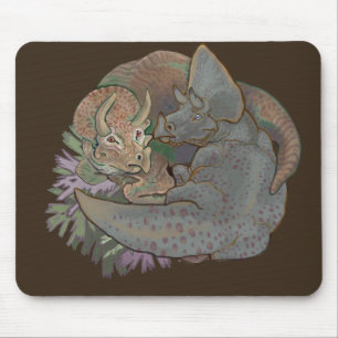 Triceratops Snuggles Muismat
