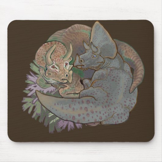 Triceratops Snuggles Muismat (Voorkant)