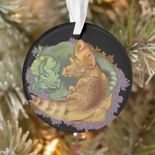 Triceratops Snuggles Ornament (Boom)