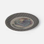 Triceratops Snuggles Papieren Bordje (Gekanteld)