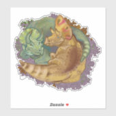Triceratops Snuggles Sticker (Vel)