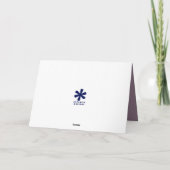 Triceratops Speelgoed Dinosaurus Aangepaste Verjaa Kaart (Achterkant)