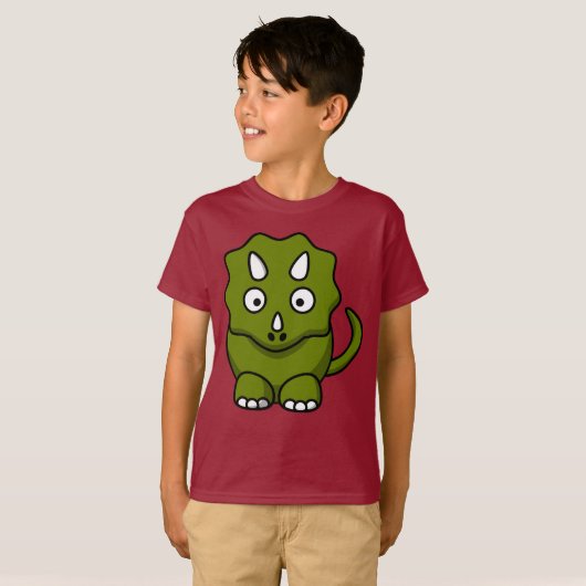 Triceratops T-shirt (Voorkant volledig)