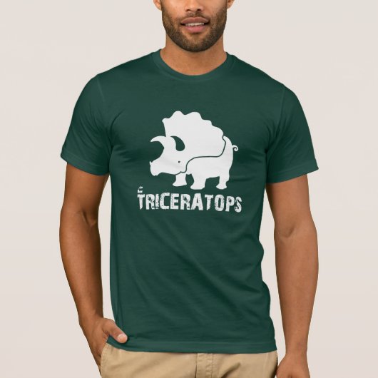 Triceratops T-shirt (Voorkant)