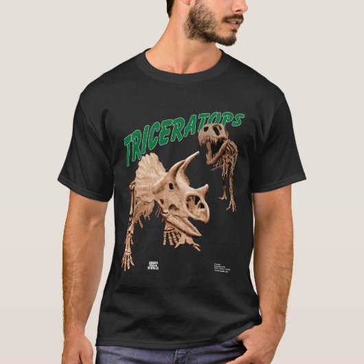 Triceratops T-shirt (Voorkant)