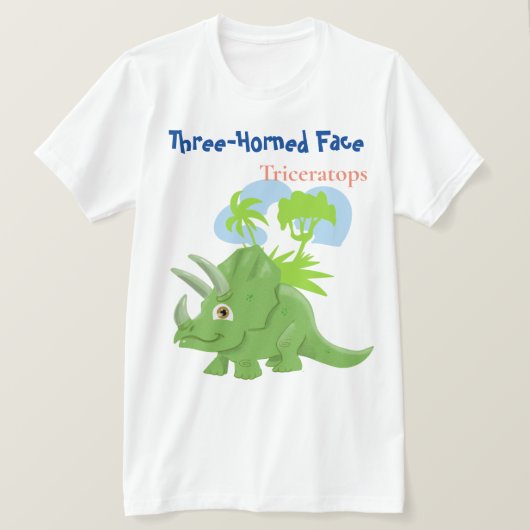 Triceratops T-shirt (Design voorkant)