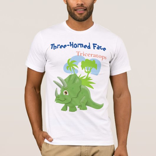 Triceratops T-shirt (Voorkant)