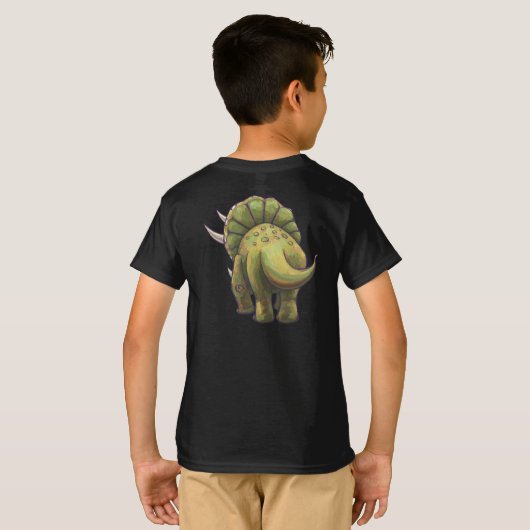 Triceratops T-Shirts (Achterkant volledig)