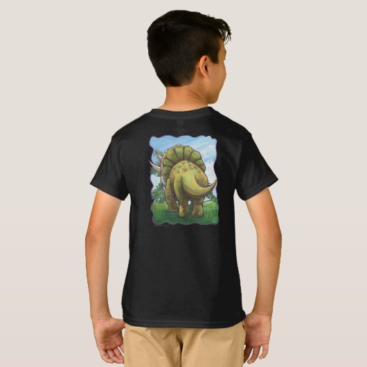 Triceratops T-Shirts (Achterkant volledig)