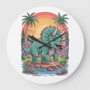 Triceratops triomf grote klok