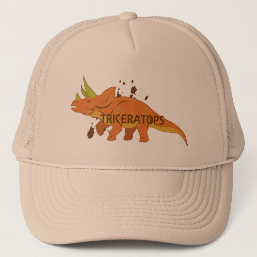 Triceratops Trucker Pet (Voorkant)