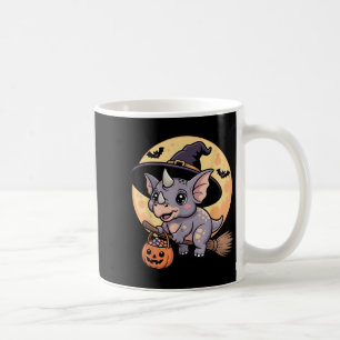 Triceratops Witch Pet Pompoen Halloween Kostuum Me Koffiemok
