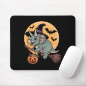 Triceratops Witch Pet Pompoen Halloween Kostuum Me Muismat (Met muis)
