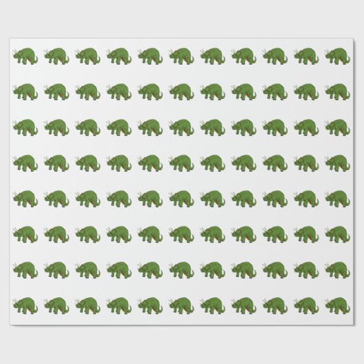 Triceratops Wrapping Paper Cadeaupapier (Vlak)