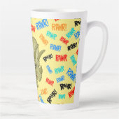 Triceratops zegt "Rawr!" Latte Mok (Rechts)
