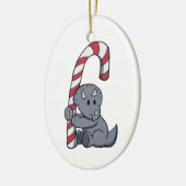Triceratops's Candy Cane Ornament (Links)