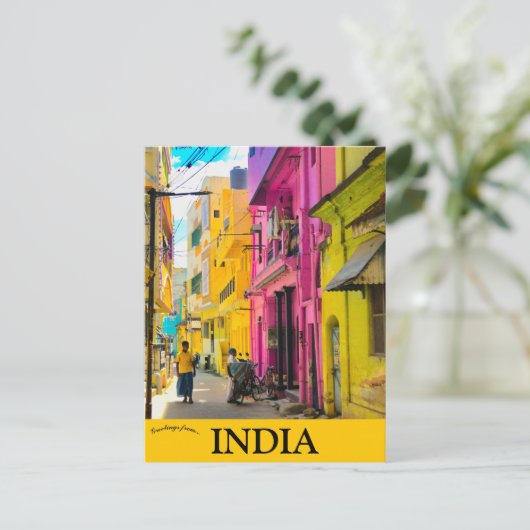 Trichur Kerala India Briefkaart (Staand voorkant)