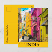 Trichur Kerala India Briefkaart (Voorkant / Achterkant)