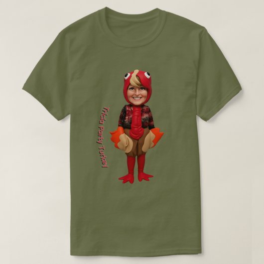 Tricia Feestkalkoen T-Shirt (Design voorkant)