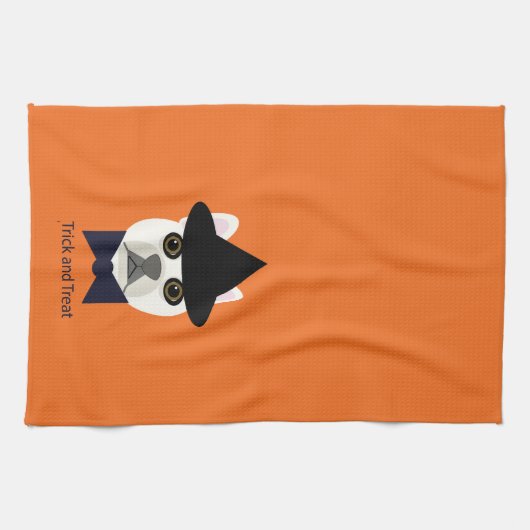 Trick and Treat Dog Theedoek (Horizontaal)