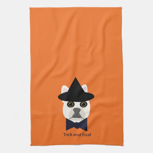 Trick and Treat Dog Theedoek (Verticaal)