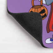 Trick and Treat een Vampier op Halloween Muismat (Hoek)