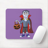 Trick and Treat een Vampier op Halloween Muismat (Met muis)
