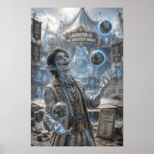 Trick / Jongleur / Groot Podium Poster (Voorkant)