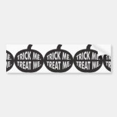 Trick me behandel me B/W Bumpersticker (Voorkant)