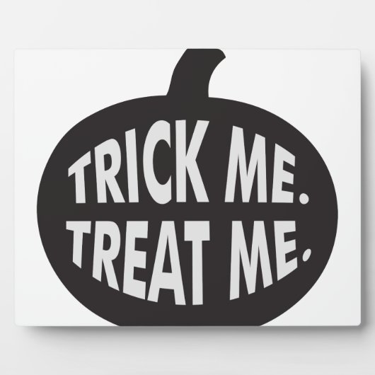 Trick me behandel me B/W Fotoplaat (Voorkant)