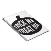 Trick me behandel me B/W Notitieboek (Rechterzijde)