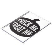 Trick me behandel me B/W Notitieboek (Linkerzijde)
