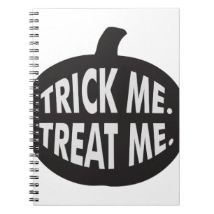 Trick me behandel me B/W Notitieboek